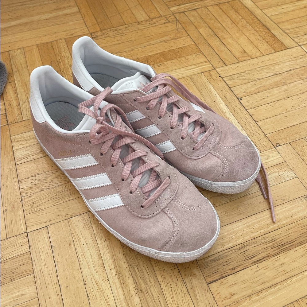 Pink Adidas Gazelles Size 5 1/2